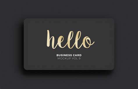 business card mockup vol  medialoot