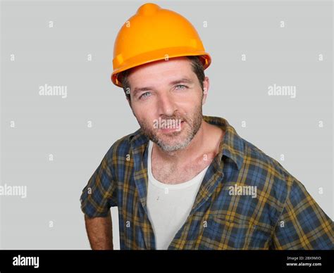 Corporate Portrait Of Construction Worker Handsome And Confident