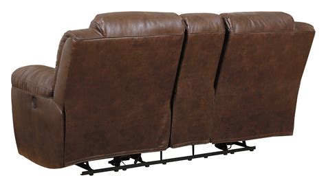 Stoneland Reclining Console Loveseat Unclaimed Freight Furniture
