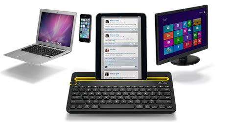 I hope you will find it. Logitech K480 Bluetooth keyboard connects to three devices