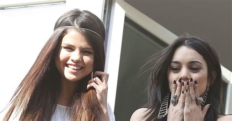 Selena Gomez And Vanessa Hudgens In Paris Popsugar Celebrity