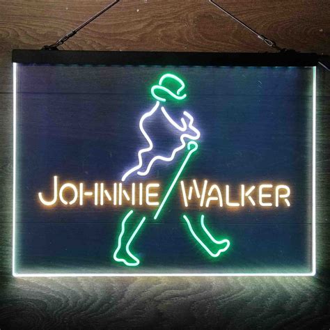 Johnnie Walker Neon 3 Color Led Sign Neon Bar Pub Led Sign Pro Led Sign