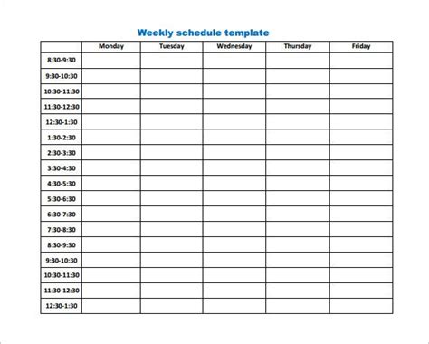 Fill out the employee 10 hour work schedule template pdf download form for free! 9+ Weekly Work Schedule Templates - PDF, Docs | Free & Premium Templates