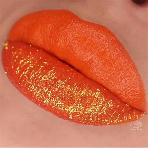Pin By Sammy Johnson On Beauty Orange Lipstick Orange Lips Lip Art