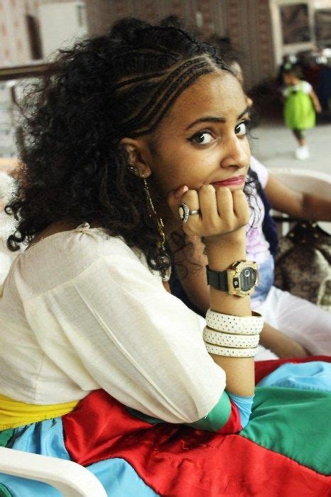 Eritreanethiopian Hairstyles Beautiful Eritrea Pinterest
