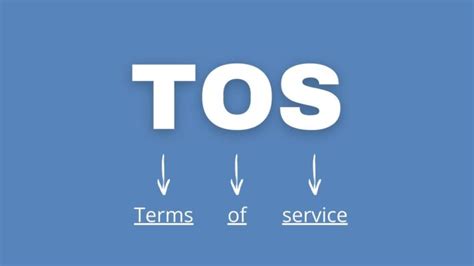 Tos Meaning What Does Tos Mean Capitalize My Title