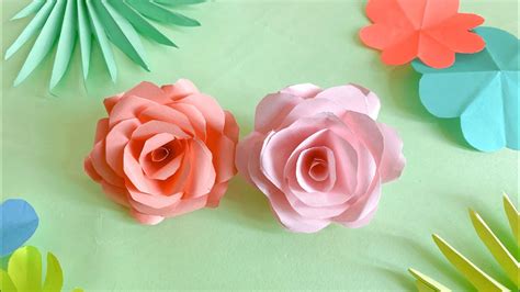摺紙花植物教學 Mothers Day Flower Diy 母親節 自製花朵 （easy Youtube