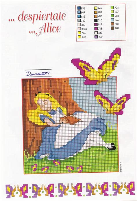 Disney cross stitch pattern/alice in wonderland/quotes | etsy. Alice in Wonderland cross stitch pattern - free cross ...