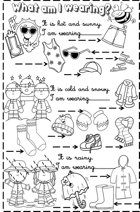 Weather And Clothes Clothes En Ingles Temas De Ingles Ingles Basico