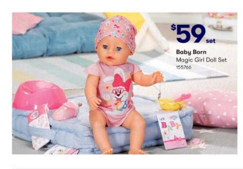 Baby Born Magic Girl Doll Set Offer At Big W Au