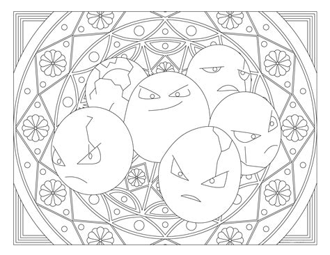 Coloring Pages Mandala Pokemon Print For Free Over 80 Images