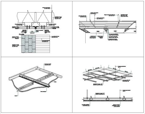 Gypsum Ceiling Detail Drawing Gypsum Ceiling Detail Dwg Detail For