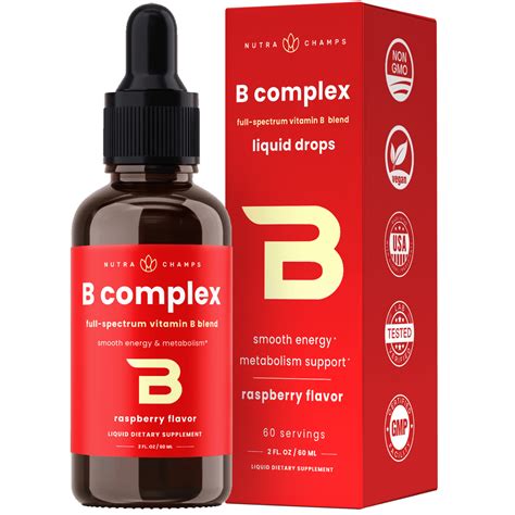 Nutrachamps Vitamin B Complex Liquid Drops B Vitamins Complex