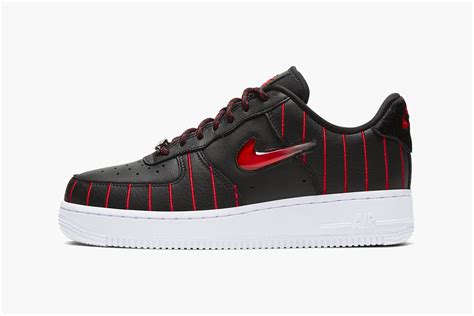 Black And Red Nike Air Force 1 A Classic Sneaker With A Bold Colorway