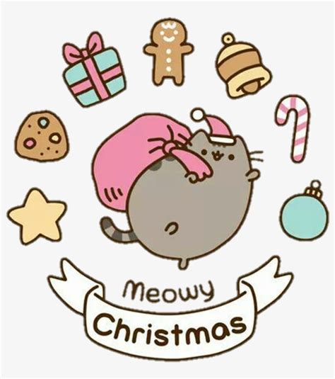 Draw So Cute Pusheen Christmas Redeye Wallpaper