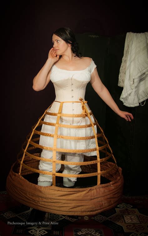 Making A Round Crinoline Cage Victorian Corset Victorian Women Victorian Fashion Victorian