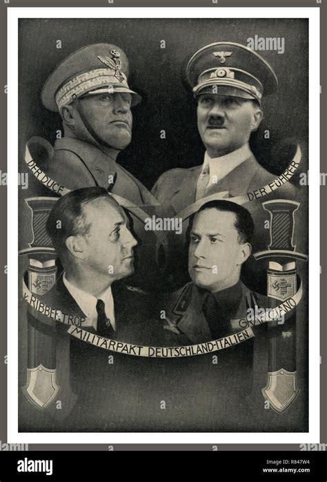 Hitler And Mussolini Hi Res Stock Photography And Images Alamy
