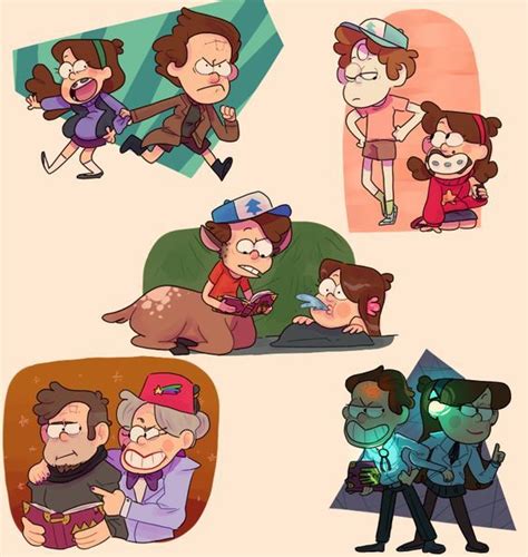 Dipper And Mabel In The Different Aus Gravity Falls Au Gravity Falls