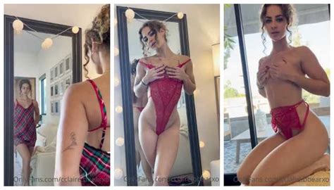 Claire Stone Red Lingerie Topless Ppv Video Onlyfans Leaked