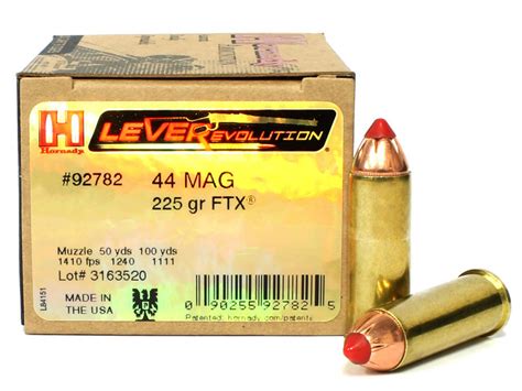 44 Magnum 225 Grain Ftx Leverevolution Hornady Ammunition For Sale In