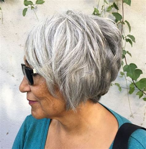 65 Gorgeous Gray Hair Styles To Inspire Your Next Chop Short Silver