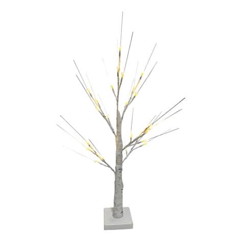 24 Led White Birch Twig Tree Decoration Michaels