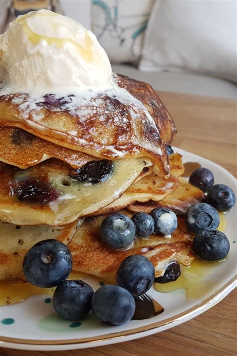 American Style Blueberry Pancakes Gluten Free In 2020