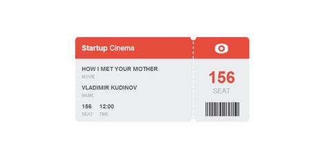 cinema ticket   kind  design  bypeople