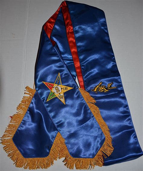 Masonic Order Of Eastern Star Oes Complete Sash Set Set Of 5 Etsy