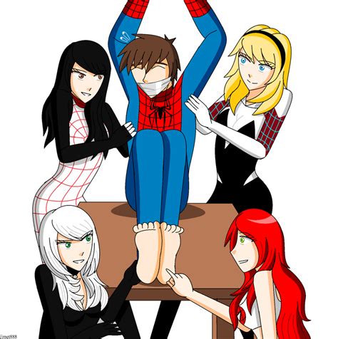 Spidey And The Ladies By Ming Gid On Deviantart