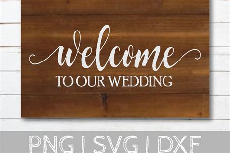 Wedding Sign Svg