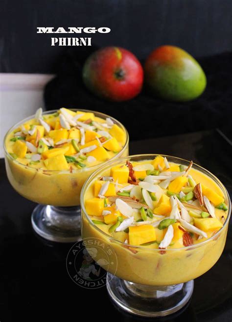 Mango Dessert Recipes Mango Phirni Aam Ki Phirni