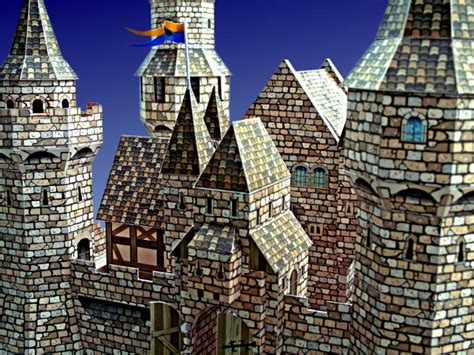 Wir basteln verschiedene tiere aus papier und pappe und können damit fenster und räume schön dekorieren. Bastelartikel Papierburg Rabensburg | Designerspiele