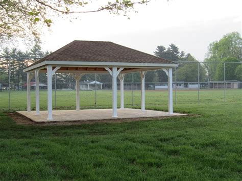 Click here and download more detailed plans blueprints now. 20x20 Hip Roof Pavilion | Outdoor pavillion, Gazebo roof ...