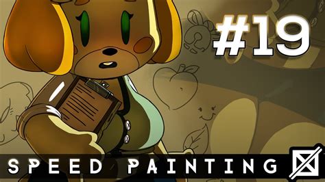 Rule 34 Isabelle From Animal Crossing Speed Painting 19 Youtube