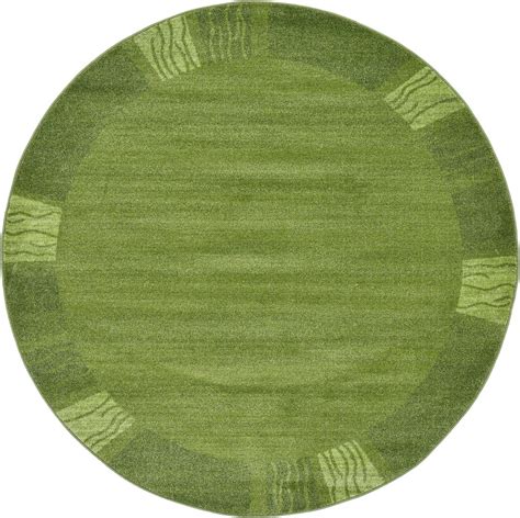 Light Green 6 X 6 Angelica Round Rug Area Rugs
