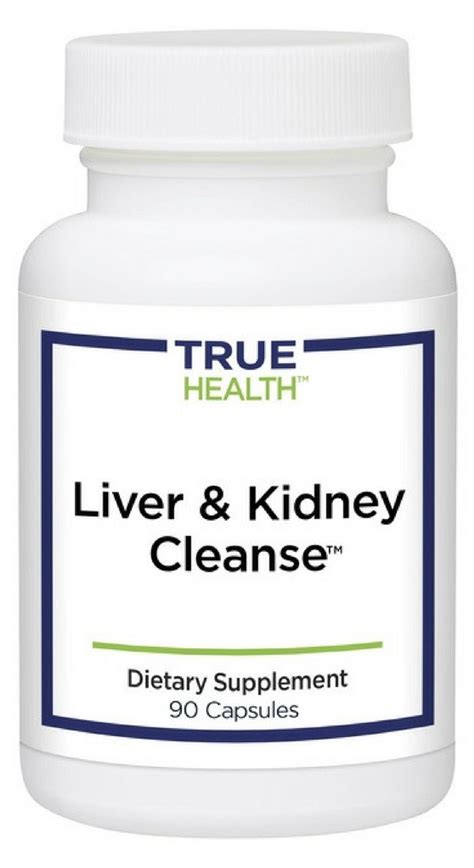True Health Liver And Kidney Cleanse Detox With 10 Herbal Extracts And