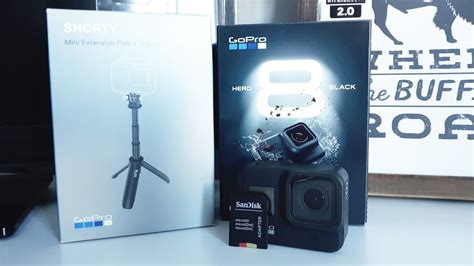 It has up to 90mb/s writing speeds and a 160mb/s how to choose the best gopro micro sd card. GoPro HERO 8 Black Shorty Tripod & SanDisk 32GB SD Card Unboxing - YouTube