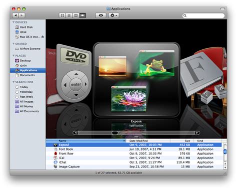 Extensive Mac Os X 105 Leopard Screenshot Gallery