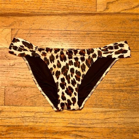 Victorias Secret Swim Victoria Secret Cheetah Print Bikini Bottom