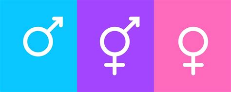 Set Of Gender Symbols Including Neutral Icon Vector Illustration Eps10 12154666 Vector Art At