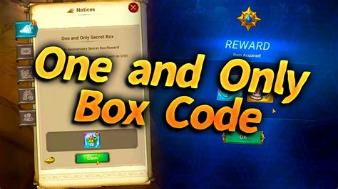 One And Only Secret Box Code 1 Year Anniversary Box 7ds Grand