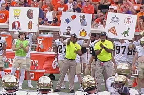 The Best College Football Play Card Signs Emojis And