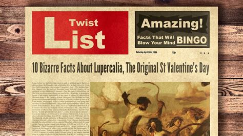 10 bizarre facts about lupercalia the original st valentine s day youtube