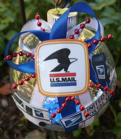 Usps marking parcels and organizing packages for rural carriers. USPS Christmas Ornament - US Mail - US Postal Service ...