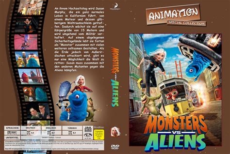 Monsters Vs Aliens Dvd Cover 2009 R2 German