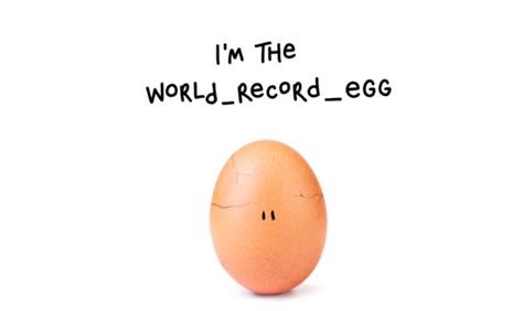 Instagrams Most Liked Egg Revealed As Part Of Mental Health Campaign