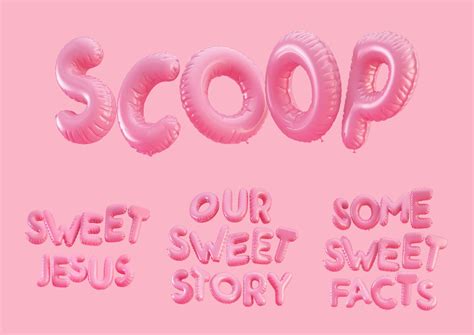 Sweet Jesus Franchise Kit On Behance Leather Bible Typography Lettering