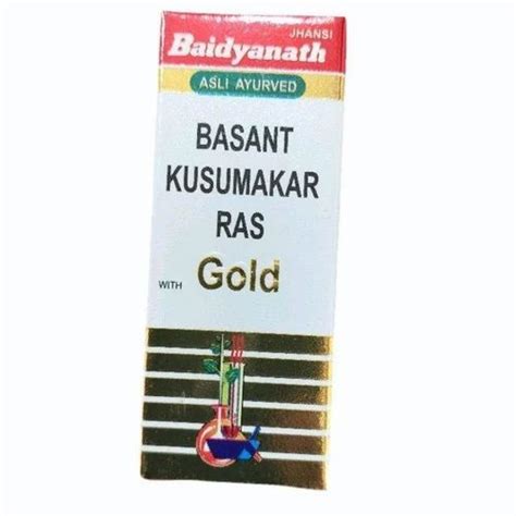 Baidyanath Basant Kusumakar Ras Gold For Cardiac Disease 50g At Rs 170box In Ahmedgarh