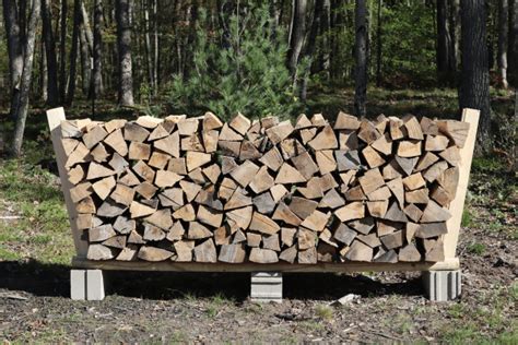 Cinder Block Firewood Rack Diy Using No Tools